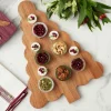 Acacia Wood Large Scalloped Tree Cutting Board