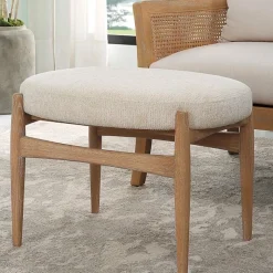 Acrobat Mid-Mod Upholstered Bench