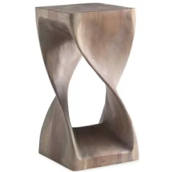 23" Agate Gray Twisty Stool