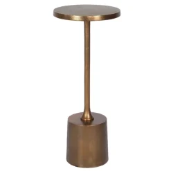 Antique Gold Drink Table