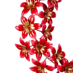 Artisan-Made Amaryllis Wreath