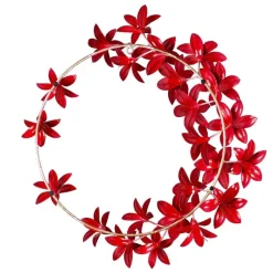 Artisan-Made Amaryllis Wreath