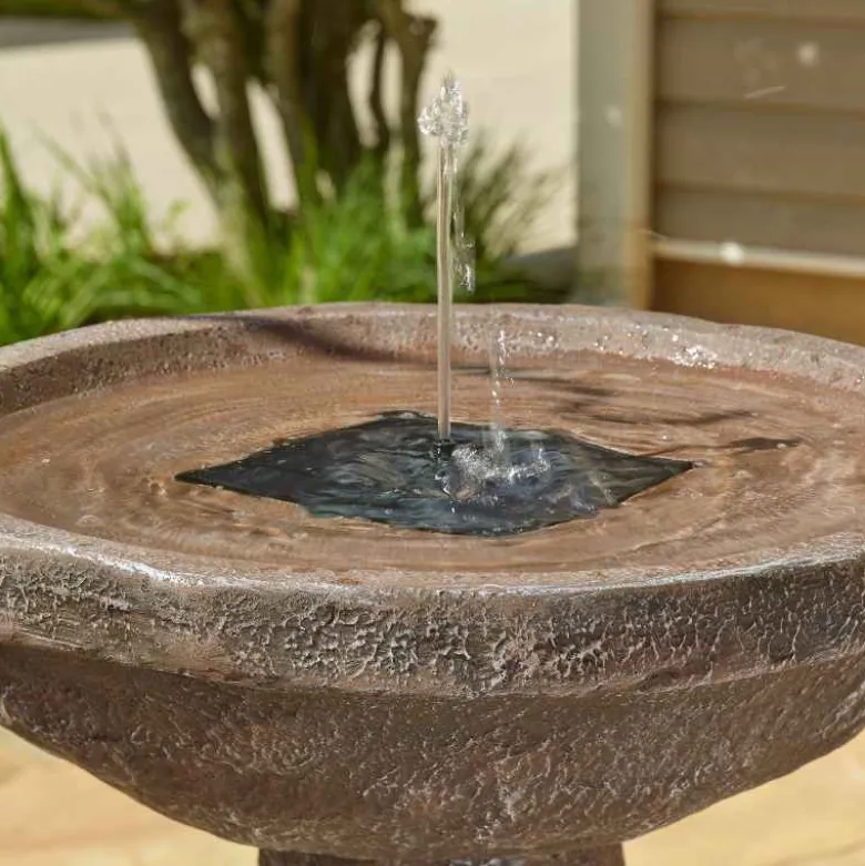 Bedrock IntelliSOLAR Birdbath with Remote