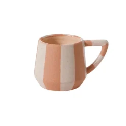Botera Ceramic Striped Mug, Set of 4