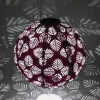 Brights Geo Palm Solar Lantern, 12"Dia. - Violet