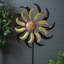 Burgundy Mosaic Wind Spinner