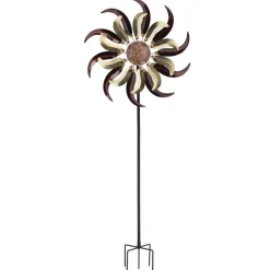 Burgundy Mosaic Wind Spinner