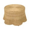 Capris Rattan Scalloped Edge Cocktail Table
