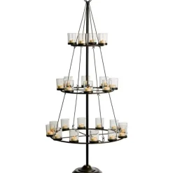 Carousel Votive Tree Candelabra, 4'