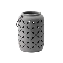 Cement Moroccan Lantern, Short