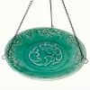 Ceramic Hanging Bird Bath - Hummingbird
