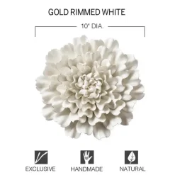 Ceramic Wall Flowers, 10