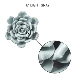 Ceramic Wall Flowers, 6
