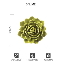 Ceramic Wall Flowers, 6