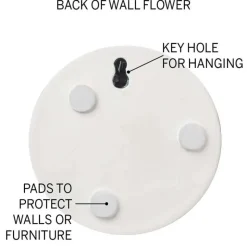 Ceramic Wall Flowers, 8