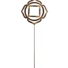 Chakra Symbol Garden and Planter Metal Stake - Roots