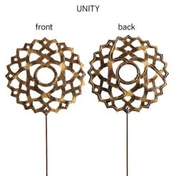 Chakra Symbol Garden and Planter Metal Stake - Unity