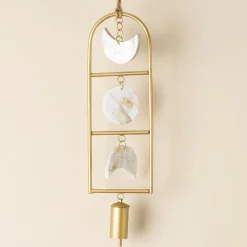 Chayana Moon Phase Mother of Pearl Wind Chime