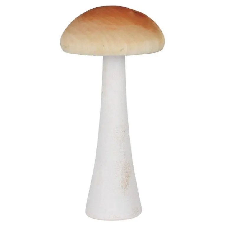 Colorful Wood Mushrooms, Set of 6