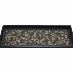 Copper-Brushed Ferns Rubber Boot Tray