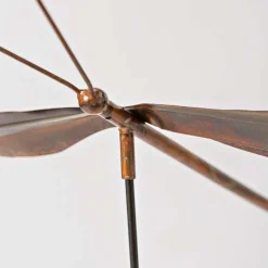 Copper-Finish Dragonfly Garden Stake