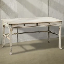 Distressed Bridgely 2-Drawer Writing Desk