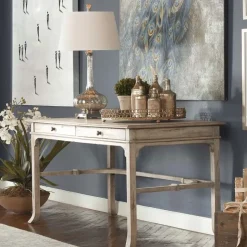 Distressed Bridgely 2-Drawer Writing Desk