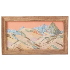Embroidered Cordillera Landscape Wall Art