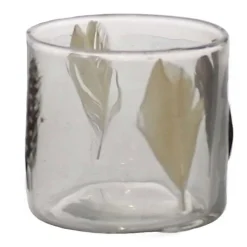 Enameled Feather Hurricane, Large
