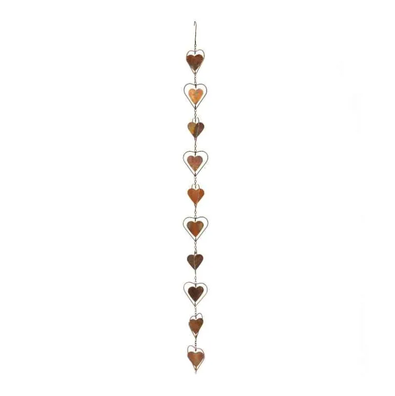 Encircled Metal Heart Hanging Art