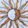Flamed Sun, Moon, and Stars Hanging Ornament