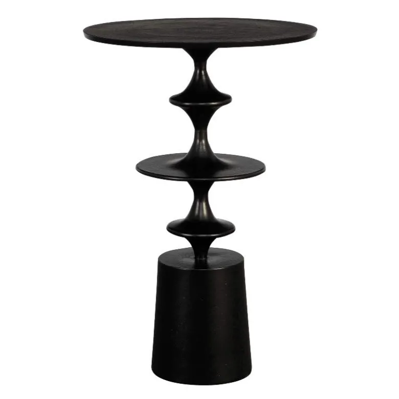 Flight Black Accent Table