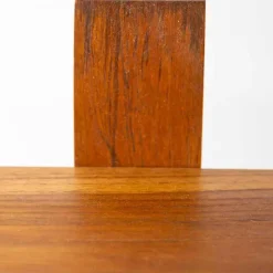 Floating Vertical Wall Shelf, 4-Shelf - Walnut