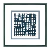 Framed Abstract Paper Wall Art - Mulberry Arte En Azul I