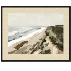 Framed Giclée Wall Art - Bluff Bay I