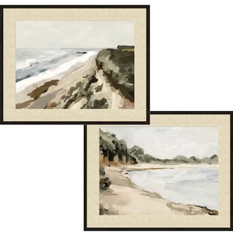 Framed Giclée Wall Art - Bluff Bay Set of 2