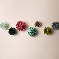 Fresh Collection Ceramic Wall Art, Set of 7