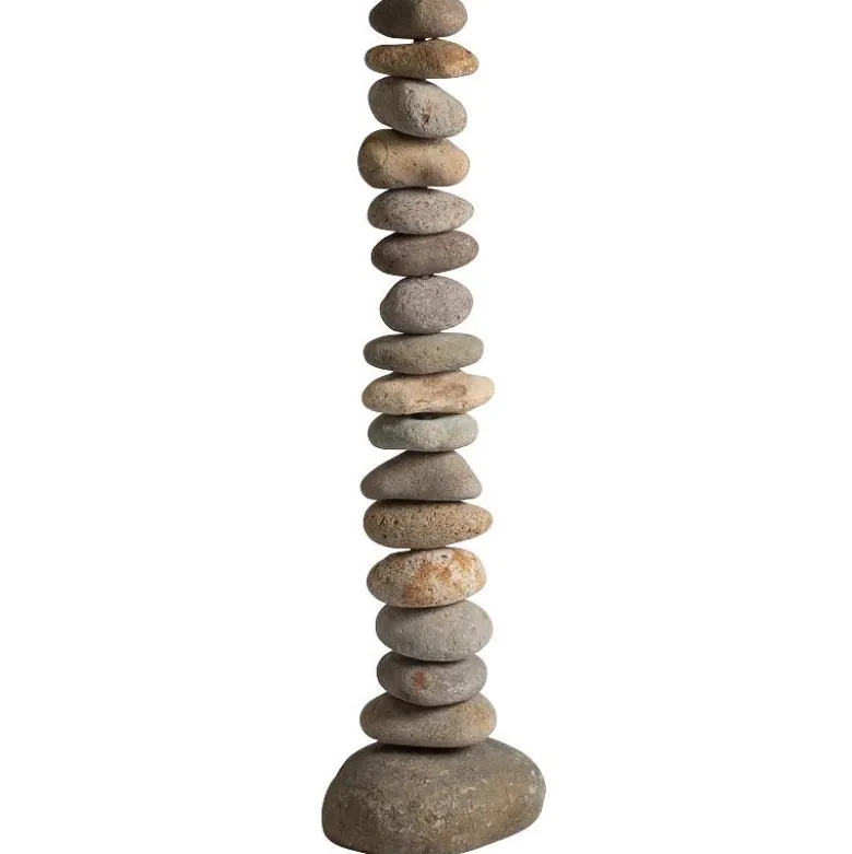 Giant Stone Cairn 36" Tower Sculpture