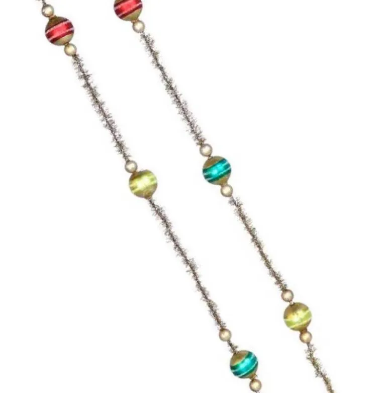 Glass and Tinsel Retro-Style Garland