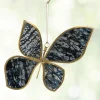 Glass Mirrored Hanging Butterfly