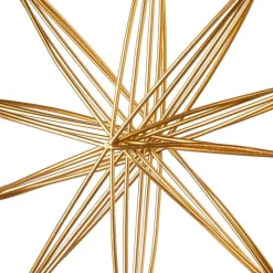 Gold Star Ornament, 8"Dia.
