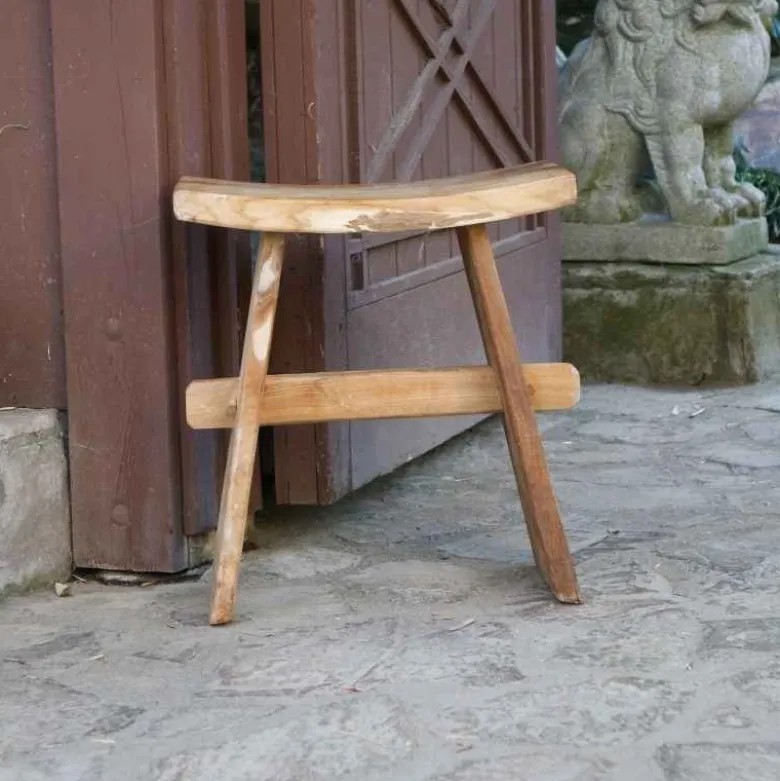 Habini Japanese Teak Stool