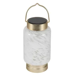 Hand-blown Solar Boater Lantern - Cylinder