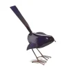 Handcrafted Copper Bird Statue - Blue