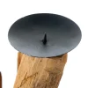 Handcrafted Teak Branch Candelabra