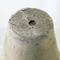 Handcrafted White Stone Terracotta Planters, Set of 5