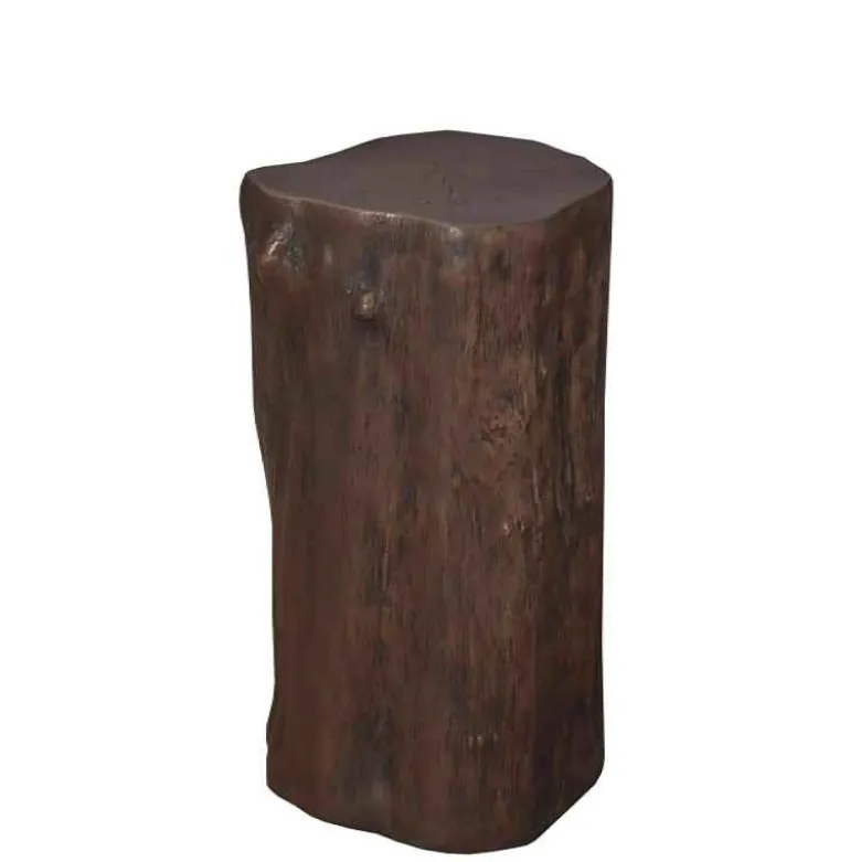 Indoor/ Outdoor Cast Log Stool
