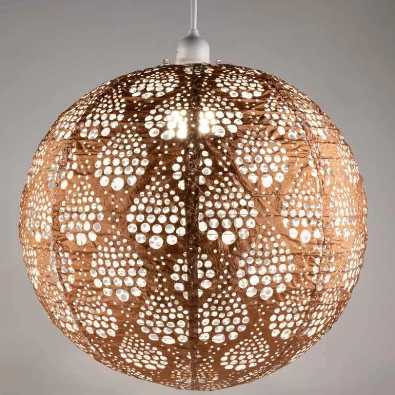Indoor / Outdoor Dewdrop Pendant Lamp, 18"Dia. - Copper