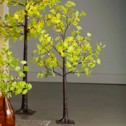 4' Indoor/Outdoor Lighted Gingko Tree