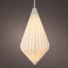 LED Indoor/Outdoor Hanging Mid Century Teardrop